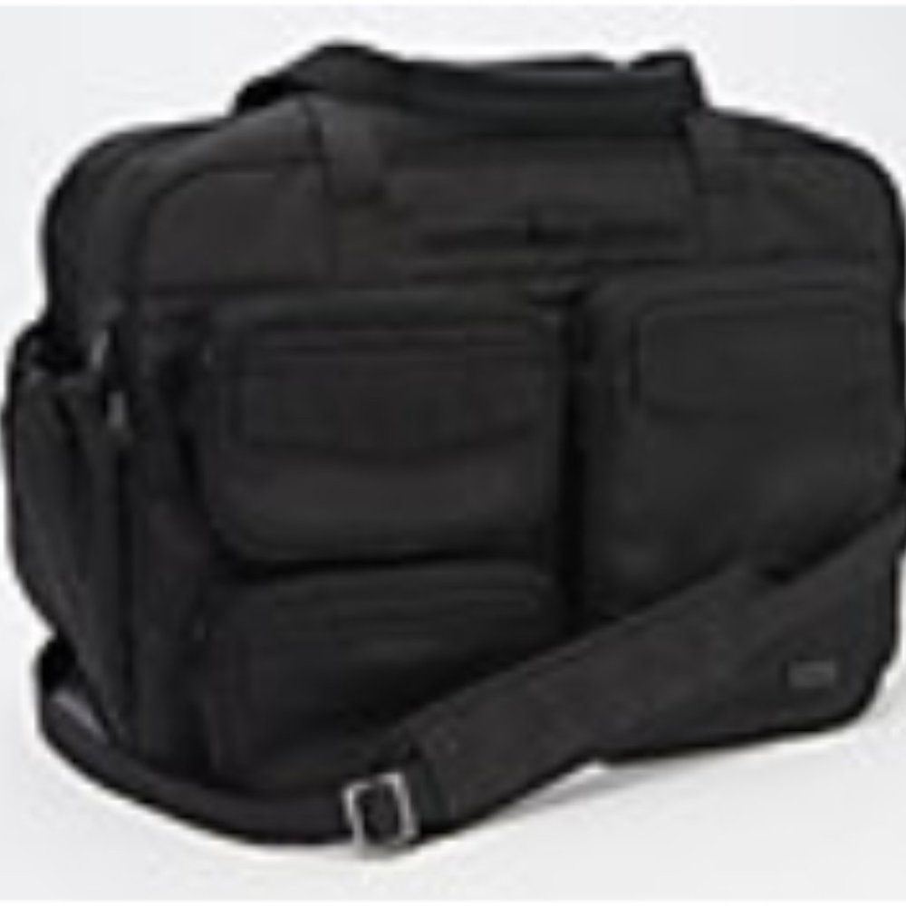 Lug East/West Puddle Jumper Duffle Bag - Brushed Black
